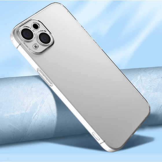 iPhone 13 Mini Kılıf Kamera Korumalı Süper Silikon Kapak