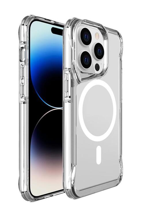 iPhone 13 Pro Uyumlu Magsafe Şarj Özellikli Kamera Çıkıntılı T-Max Magsafe Kapak