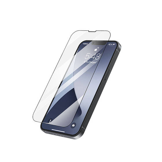 iPhone 13 Pro Uyumlu Recci RSP-A10 HD Temperli Cam Ekran Koruyucu Kolay Uygulama Aparatlı