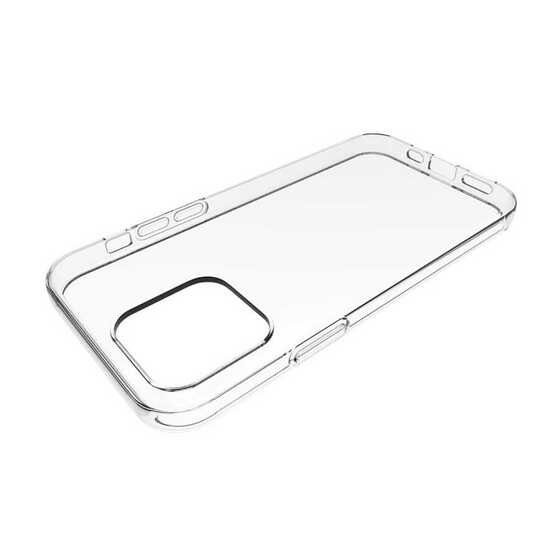 iPhone 14 Pro Kılıf İnce ve Esnek Şeffaf Süper Silikon