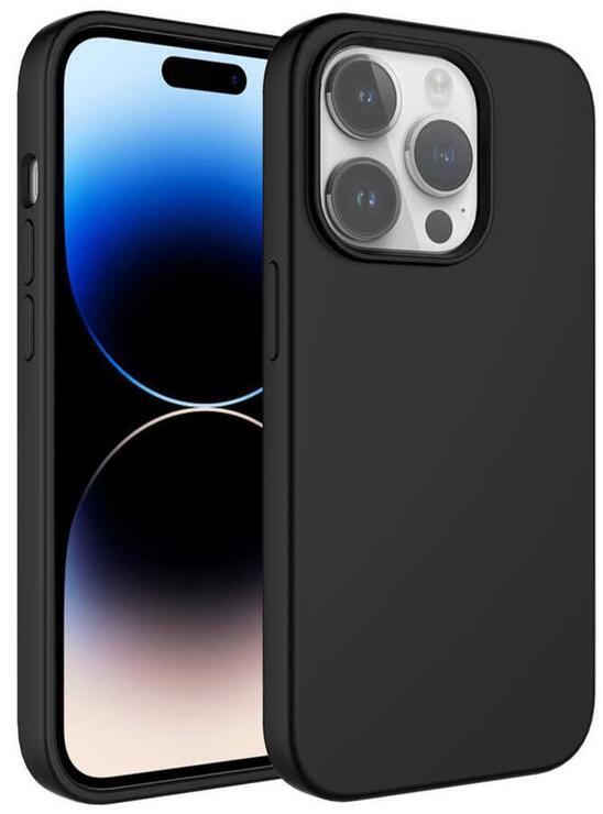 iPhone 14 Pro Max Kılıf Sıvı Teknolojili Silinebilir Kamera Çıkıntılı Lansman Sert Silikon