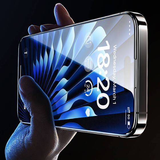 iPhone 14 Pro Uyumlu Benks V Pro Sapphire Shield Ekran Koruyucu Kolay Uygulama Aparatlı