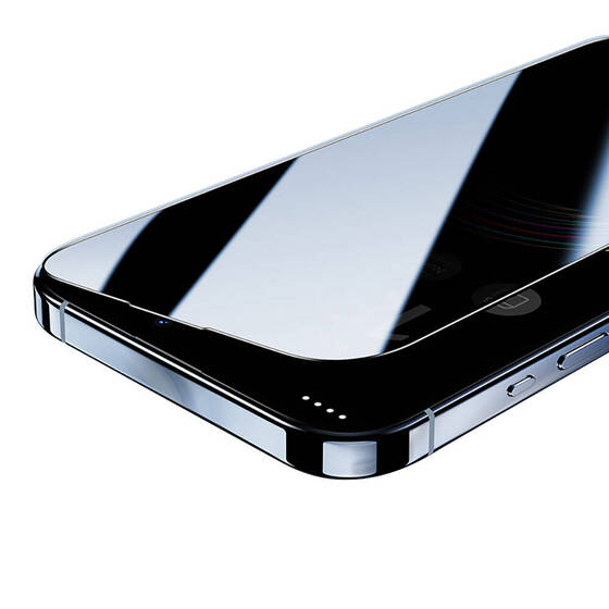 iPhone 14 Pro Uyumlu Benks V Pro Ultra Shield Privacy 0.3mm Ekran Koruyucu Kolay Uygulama Aparatlı