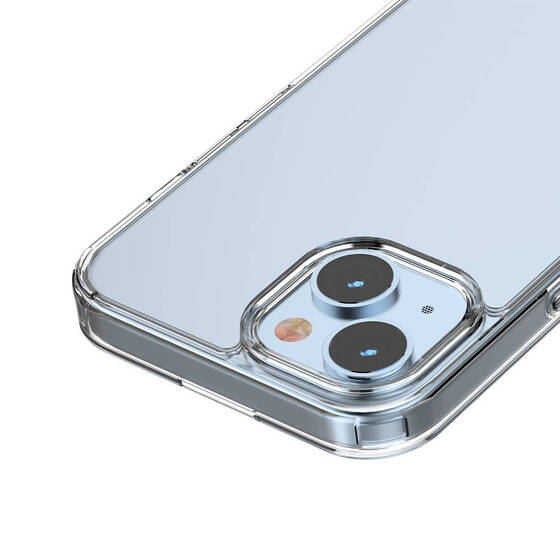 iPhone 15 Kılıf Şeffaf Lüx Ultra Koruma Silikon
