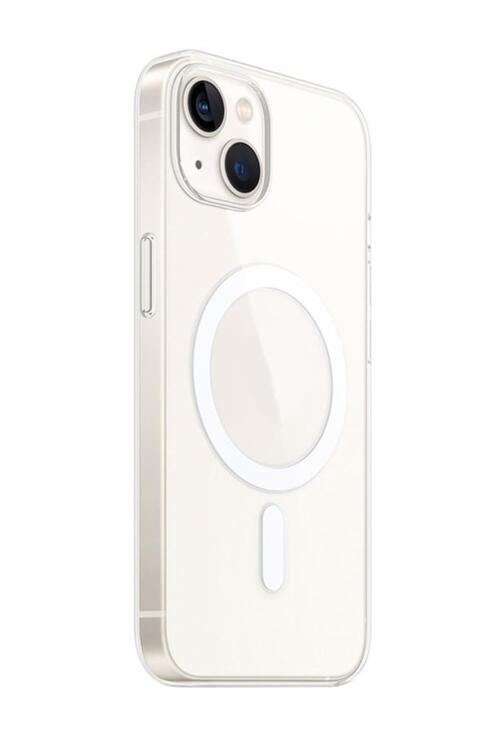 iPhone 15 Plus Kılıf Magsafe Kamera ve Lens Korumalı Sert PC Lüx Kapak