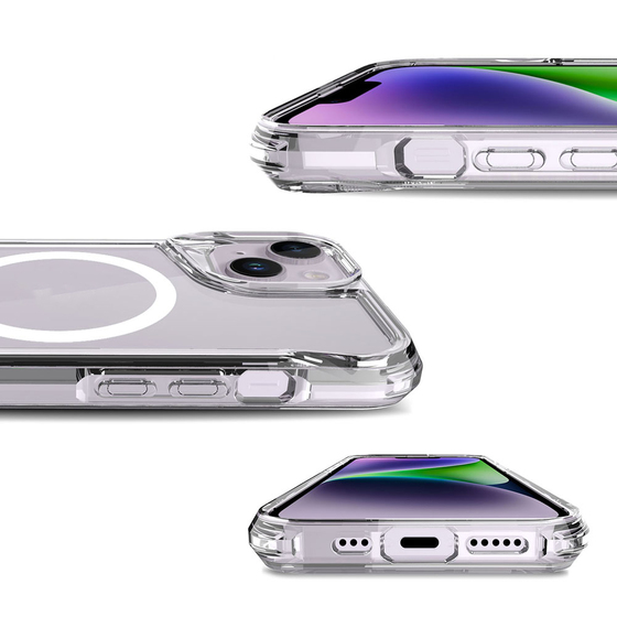 iPhone 15 Plus Uyumlu Magsafe Şarj Özellikli Kamera Çıkıntılı T-Max Magsafe Kapak
