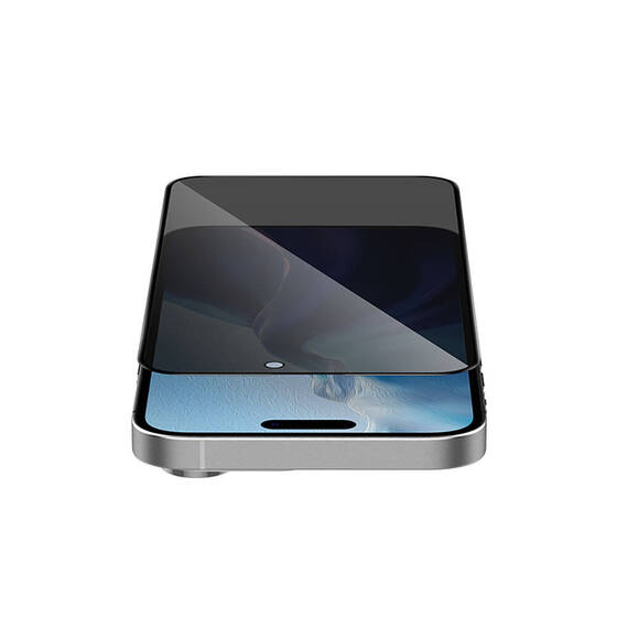 iPhone 15 Plus Uyumlu Recci RSP-A07SP 3D Privacy Shield Temperli Cam Hayalet Ekran Koruyucu