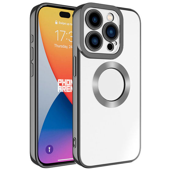 iPhone 15 Pro Max Kılıf Köşeleri Renkli Şeffaf Kamera Korumalı Silikon Luxury Kapak