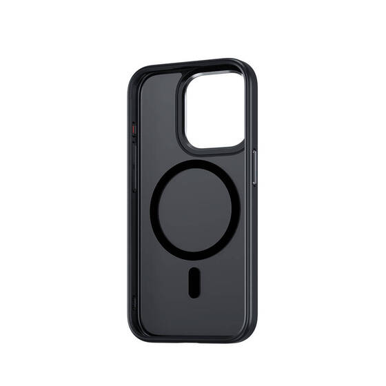 iPhone 15 Pro Max Kılıf Magsafe Şarj Özellikli Benks Mist Protective Kapak Siyah