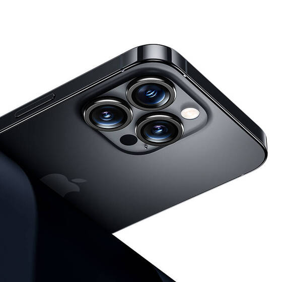 iPhone 15 Pro Max Uyumlu Benks DR Sapphire Kamera Lens Koruyucu Siyah