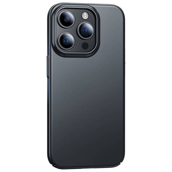 iPhone 15 Pro Max Uyumlu Kılıf Benks Ultra İnce PC Kapak Siyah