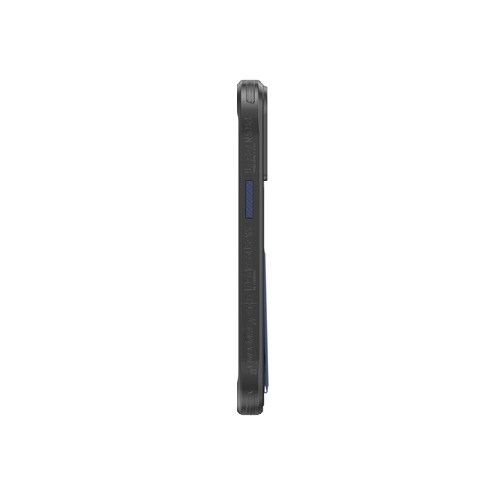 iPhone 15 Pro Max Uyumlu Kılıf SkinArma Standlı Deri Görünümlü Slate Kapak Mavi