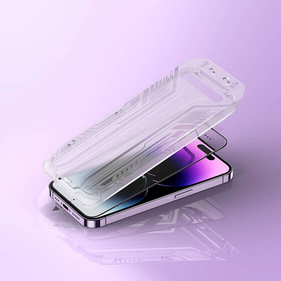 iPhone 15 Pro Max Uyumlu Wiwu SQ-005 Easy İnstall iVista Super Hardness Ekran Koruyucu