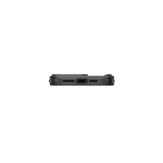 iPhone 15 Pro Uyumlu Kılıf SkinArma Şeffaf Airbag Tasarımlı Magsafe Şarj Özellikli Saido Kapak Siyah