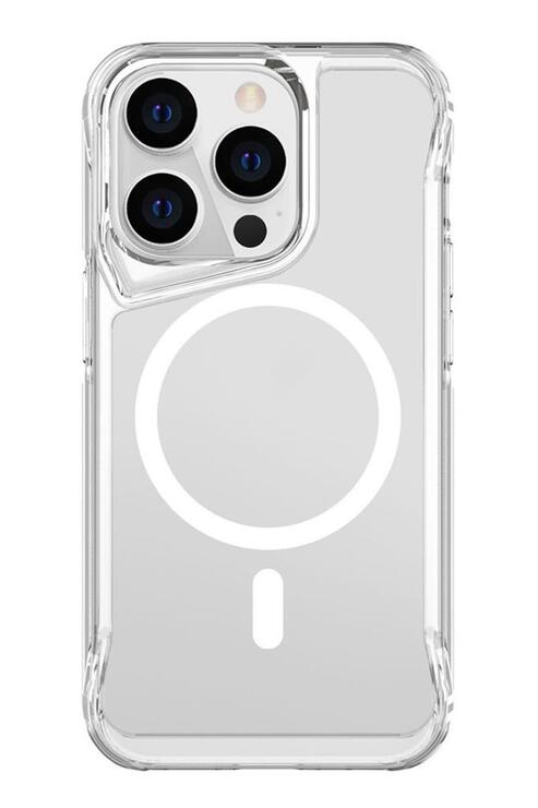 iPhone 15 Pro Uyumlu Magsafe Şarj Özellikli Kamera Çıkıntılı T-Max Magsafe Kapak