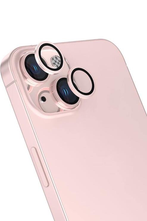iPhone 15 Uyumlu CL-13 ​​​​Ultra İnce Kamera Lens Koruyucu