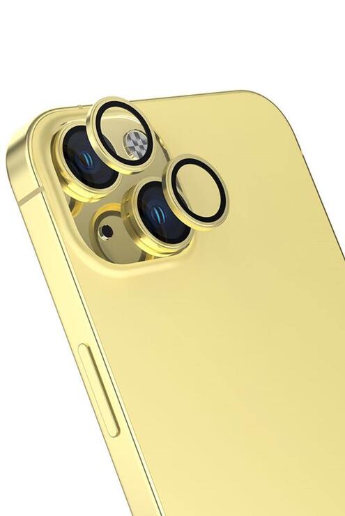 iPhone 15 Uyumlu CL-13 ​​​​Ultra İnce Kamera Lens Koruyucu
