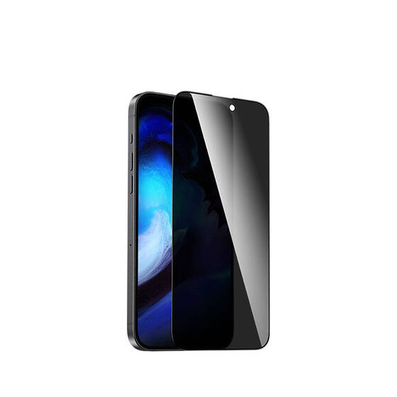 iPhone 15 Uyumlu Recci RSP-A05SP 3D Privacy Shield Temperli Cam Hayalet Ekran Koruyucu