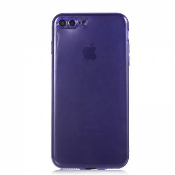iPhone 8 Plus Kılıf Kamera Çıkıntılı Renkli Transparan Silikon
