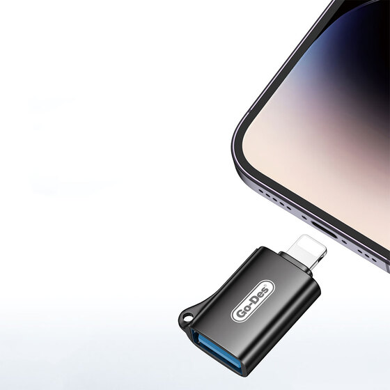 iPhone OTG Adaptör Go Des GD-CT066 USB-A to Lightning OTG Adaptör