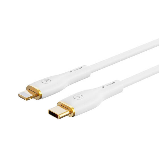 iPhone Şarj Data Transfer PD Kablo Wiwu Wi-C018 Vigor Serisi Type-C to Lightning PD 30W 1.2M Beyaz