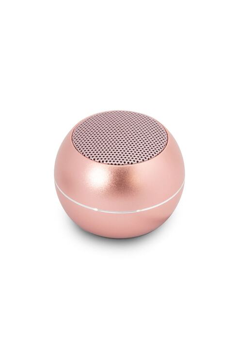 Mini Bluetooth Speaker GUESS Alüminyum Alaşım Gövde Tasarımlı Hoparlör Portable Pembe