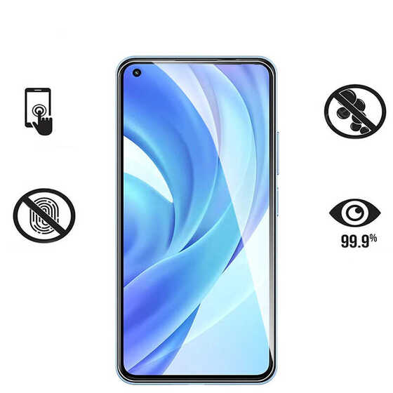 Oppo A54 4G Zore Maxi Glass Temperli Cam Ekran Koruyucu