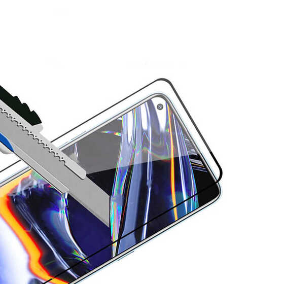 Oppo A74 4G Kenarları Kırılmaya Dayanıklı Cam Ekran Koruyucu