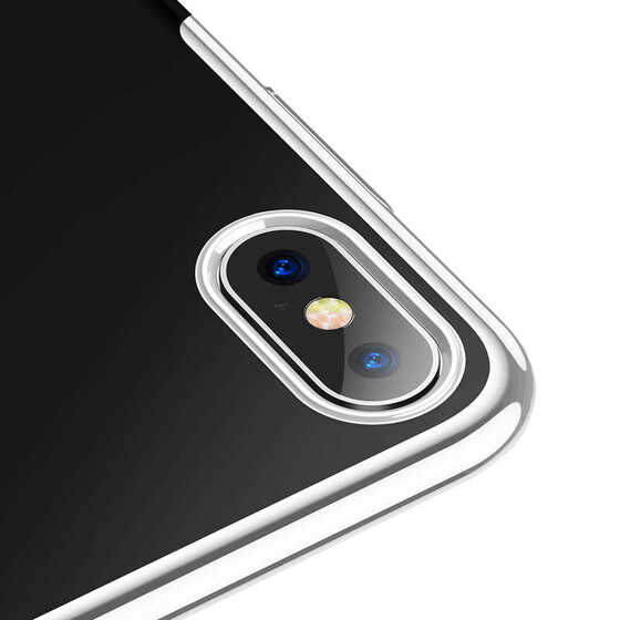 Orijinal Baseus iPhone XS Max 6.5 Kılıf Glitter Köşeleri Renkli