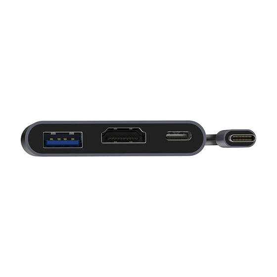 Recci RH05 Type-C to Type-C PD100W/HDMI 4K@30Hz/USB3.0 Destekli 3in1 Hub Çoğaltıcı
