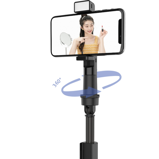 Recci RHO-P01 Bluetooth 5.0 Uzaktan Kumandalı Çok Fonksiyonlu Selfie Çubuğu 200mAh