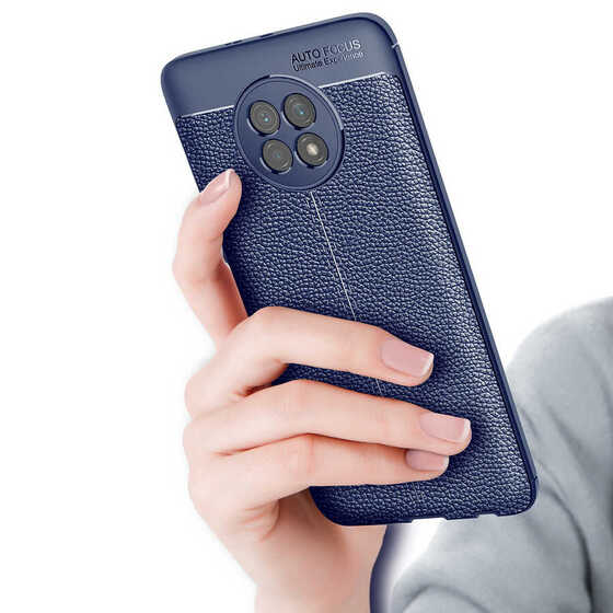 Redmi Note 9T Kılıf Deri Desenli Kamera Korumalı Kalite Kılıf