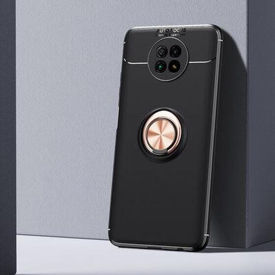 Redmi Note 9T Kılıf Yüzüklü Manyetik Kamera Çıkıntılı Kılıf
