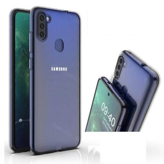 Samsung Galaxy A11 Ultra İnce Şeffaf Silikon İnce Sararmaz Kılıf
