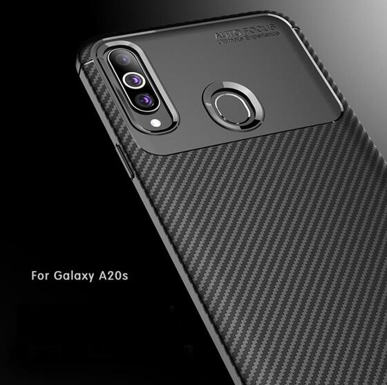 Samsung Galaxy A20S Elde Kaymayan Kamera Korumalı Kaliteli Kılıf