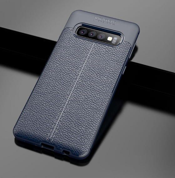 Samsung Galaxy S10E Kamera Korumalı Deri Desenli Kalite Kılıf