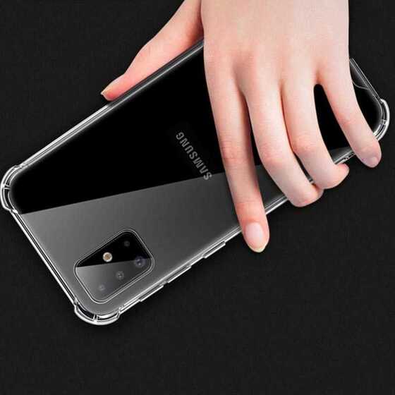 Samsung Galaxy S20 Köşeleri Airbagli Anti Şok Şeffaf Zırh Kılıf