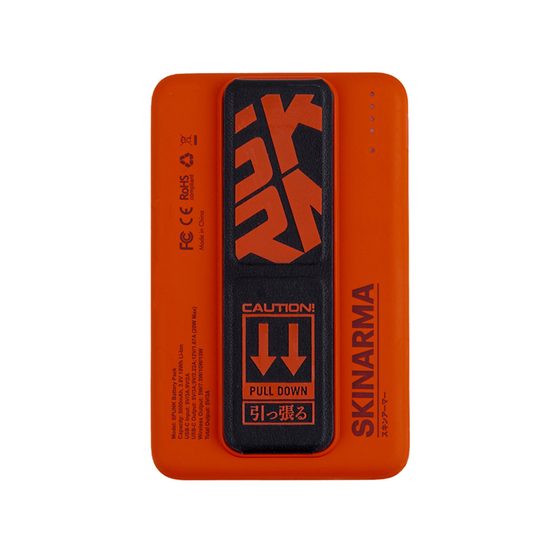 SkinArma Spunk Taşınabilir Wireless Şarj ve PD Hızlı Şarj Özellikli Powerbank 15W 5000mAh