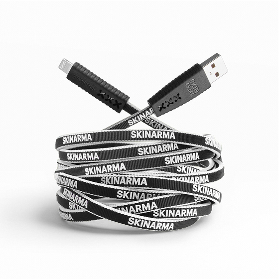 SkinArma USB-A to MFI Lightning Tenso Data ve Şarj Kablosu 3.0A 1.2 Metre