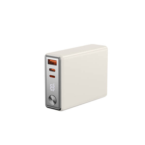 Taşınabilir Powerbank Wiwu Wi-P005 Rock LED Ekranlı PD 20W 10000mAh Beyaz