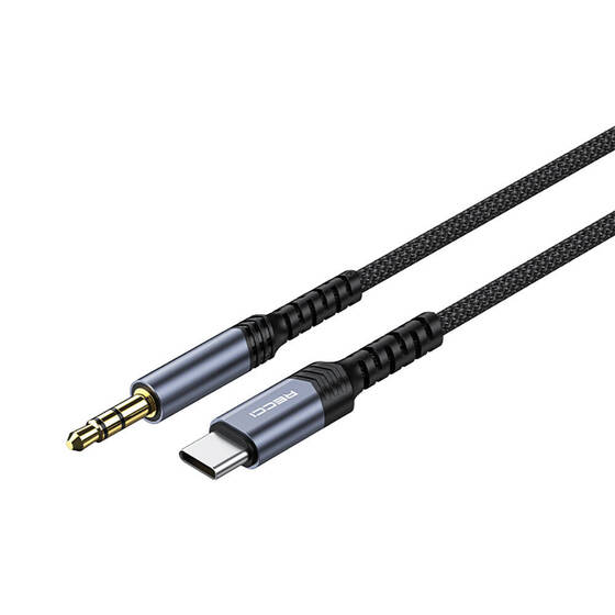 Type-C Aux Kablo Recci RDS-A27 Type-C to 3.5mm AUX Audio Ses Kablo 1.2 Metre