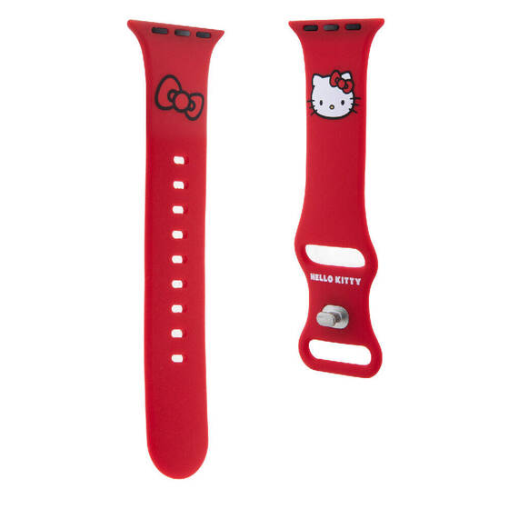 Watch 41mm Uyumlu Kordon Hello Kitty Orjinal Lisanslı Logolu Fiyonk & Kitty Head Yumuşak Strap Kayış