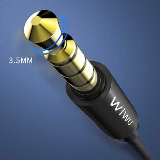 Wiwu Earbuds 102 3.5 mm Kablolu Kulak İçi Kulaklık Mikrofonlu Kumandalı