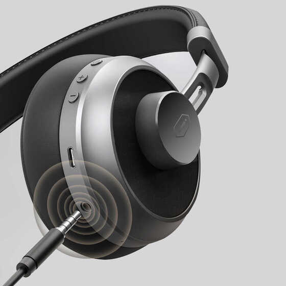 Wiwu Elite WE201 Kablosuz Bluetooth Kulak Üstü Kulaklık Mikrofonlu - v5.0 - Hi-Fi Stereo
