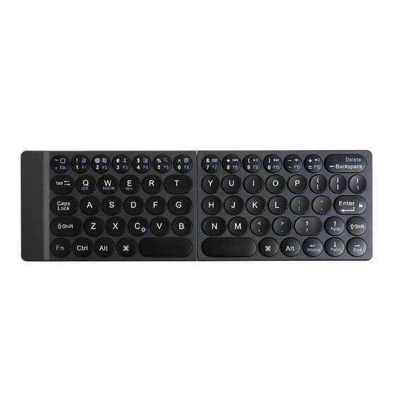 Wiwu FMK-01 Mini Keyboard Katlanabilen Ultra İnce Bluetooth Klavye & Taşıma Çantası & Stand