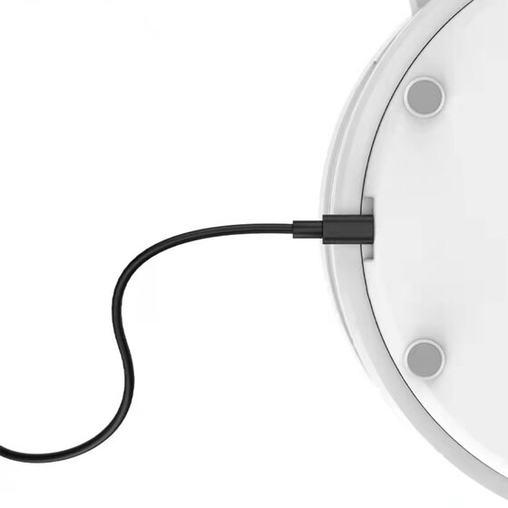 ​Wiwu FS05 Katlanabilir Şarjlı Dijital LED Ekranlı Gece Lambalı Masaüstü Fan