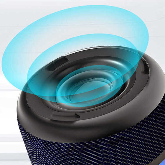 Wiwu P50 Kablosuz Bluetooth Hoparlör 50W - 360° Stereo Surround Party Speaker - RGB Işıklı