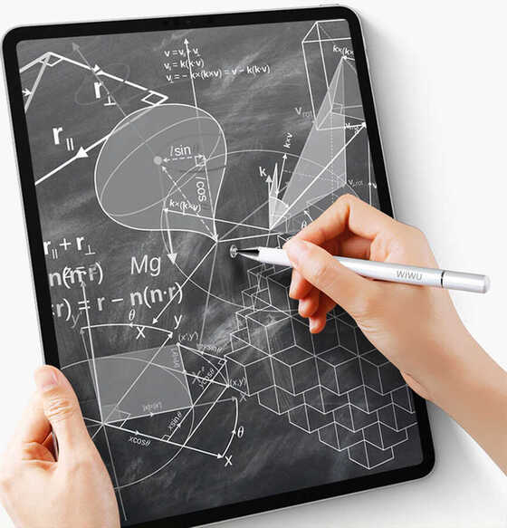 Wiwu Pencil One 2 in 1 Passive Stylus Dokunmatik Kalem Tablet Kalemi Tüm Cihazlarla uyumlu