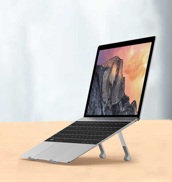 Wiwu S600 Laptop Standı 5 Kademeli Katlanabilir MacBook Stand Alüminyum Alaşım