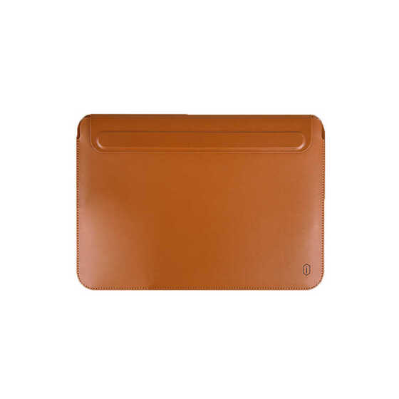 Wiwu Skin Pro MacBook 13.3 Pro 2022 M2 Çanta & Stand & Kılıf PU Deri Mıknatıslı Kapak